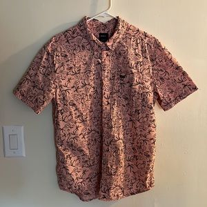 RVCA short sleeve button down. Size M regular fit